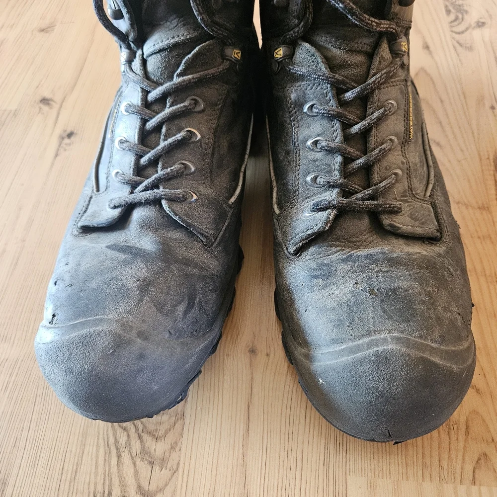 Keen Men's Steel Toe Leather Boots - Picture 4 of 9